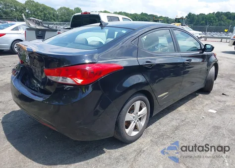 2013 Hyundai Elantra Gls из США, поврежденный, VIN KMHDH4AE0DU554385